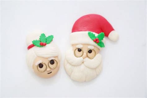 Santa Claus Ornament Made From Airdry Clay Hometalk