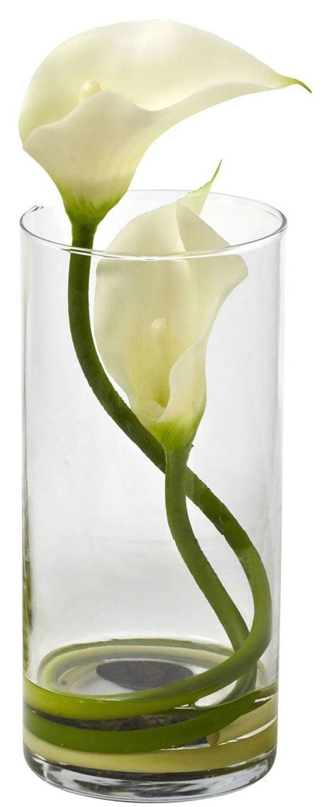 How To Arrange Calla Lilies In A Tall Cylinder Vase