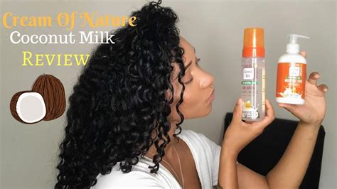 Creme Of Nature Coconut Milk Line Curly Hair Product Review First