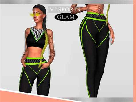 The Sims Resource Pants Sportglam Vi Ii