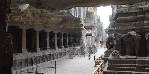 Ellora Caves 48 Aurangabad Maharashtra India Editorial Photo Image Of