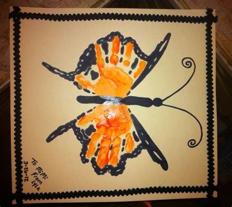Lylas Handprint Butterfly Preschool Ideas Preschool Crafts Teaching