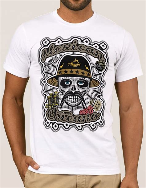 Chicano T Shirt Cholo Mexican Gangsta Vato Loco Gangster 5xl Etsy Israel