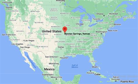 Where Is Bonner Springs Ks Usa Location Map Of Bonner Springs Kansas