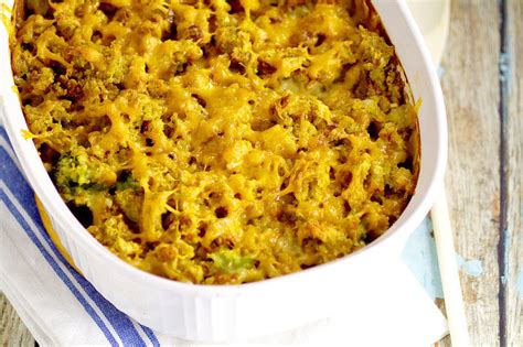 Transfer to the casserole dish and make a single layer. Cheesy Broccoli Stuffing Casserole | The Gracious Wife