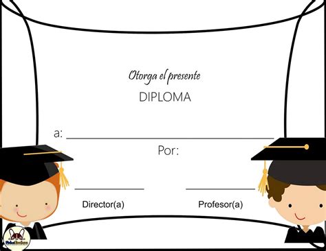 Diplomas Personalizados Descarga Gratis Fichas Escolares Plantillas