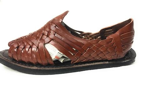 Mens Mexican Leather Huarache Sandals Huaraches Etsy