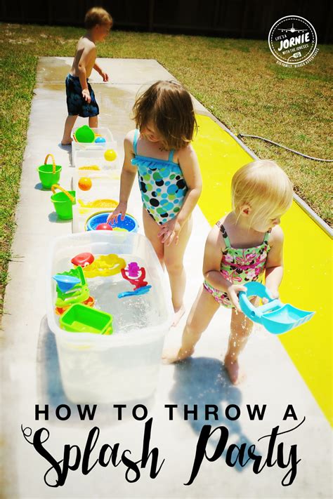 How To Throw A Splash Party Splash Party Birthdays And Summer Fun