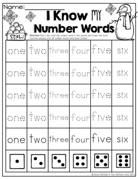 10 Worksheet Number Words For Kindergarten Kindergarten Chartsheet