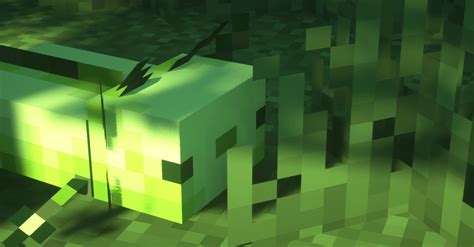 Minecraft Green Axolotl Texture Pack