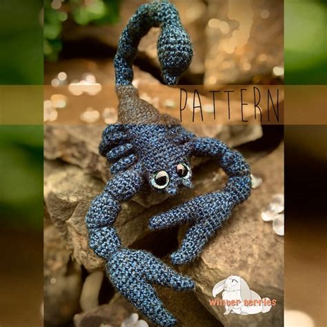 Scorpion Crochet Pattern Digital Pdf No Sew Etsy