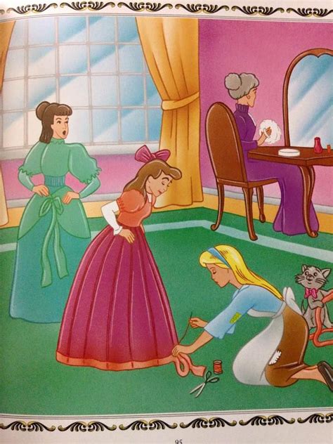 cinderella helps her stepsisters to get ready for the ball princesas cinderella fairy tales