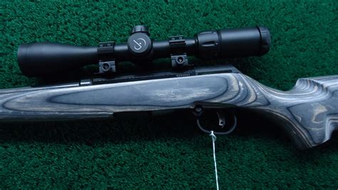 S1077 Savage A17 Sporter Rifle In 17 Hmr Caliber Rifle With Scope M