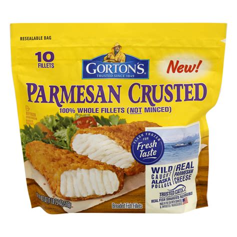 Save On Gortons Parmesan Crusted 100 Fish Fillets 10 Ct Frozen