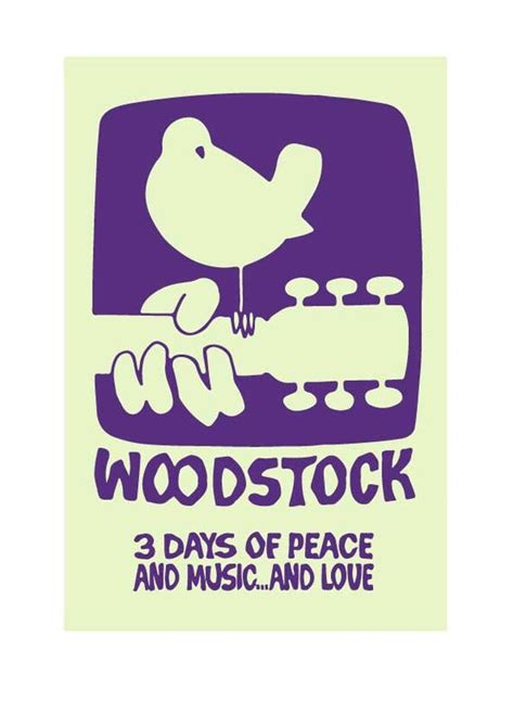Woodstock Poster Concert Svg File For T Shirt Making Cutting Etsy