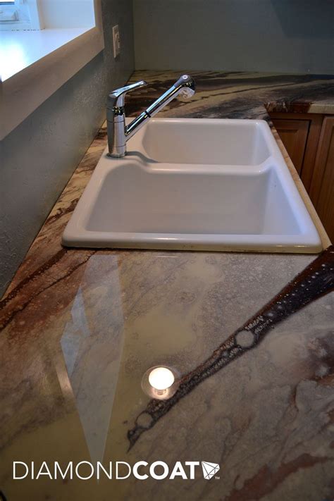 This Faux Marble Epoxy Countertop Is Super Durable And Gorgeous What