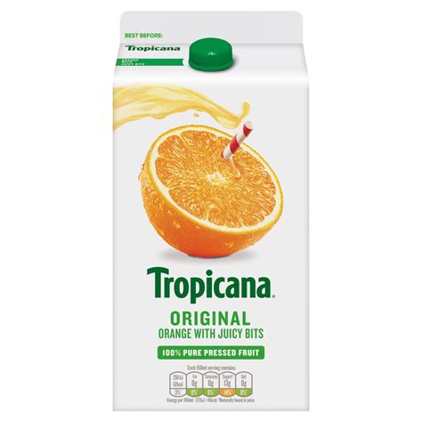 Tropicana Original Orange Juice With Juicy Bits 135l