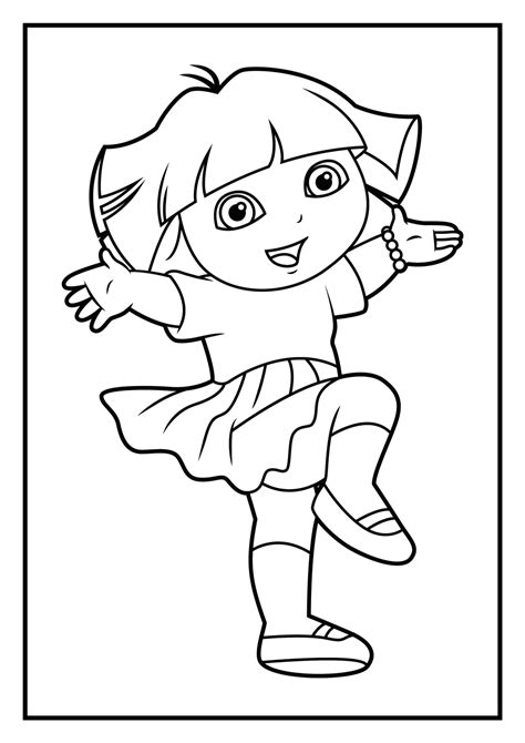 994 Animal Dora Coloring Pages Online Games With Printable Coloring