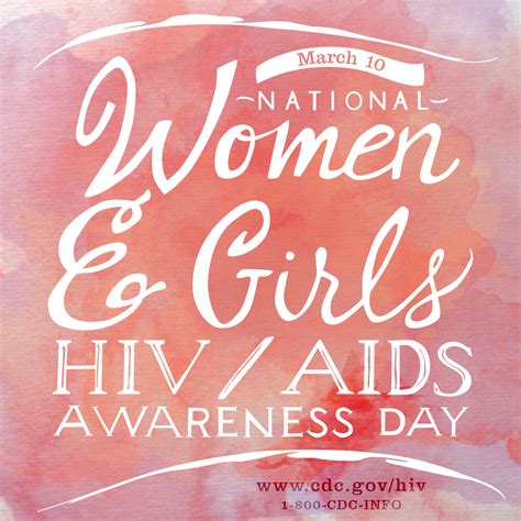 National Women And Girls Hivaids Awareness Day Awareness Days
