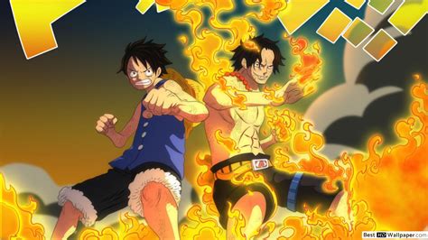 Ace And Luffy Wallpapers 4k Hd Ace And Luffy Backgrounds On Wallpaperbat