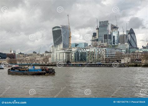 Modern Architecture In City Centre Of London Capital Editorial Photo