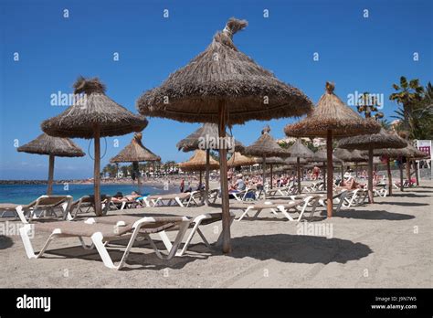 Playa Del Camison Arona Tenerife Canary Islands Spain Stock Photo