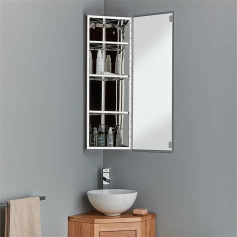 Mirror Bathroom Cabinet Storage Unit Mirrored 900mm X 300mm Wall