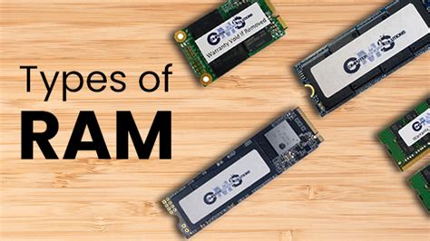 Types Of Ram Computer Memory Solutions