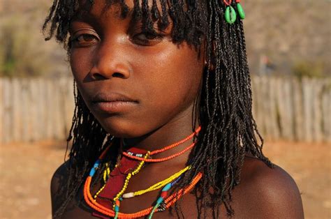 Tribal People From Southwestern Angola Beauty Tribal People Face