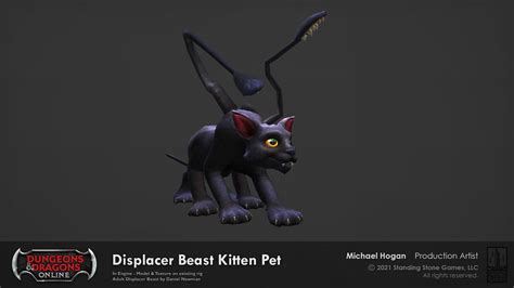 Artstation Displacer Beast Kitten Pet Ddo