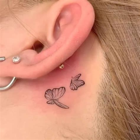 14 Behind The Ear Tattoo Ideas That Are Creative And Cool