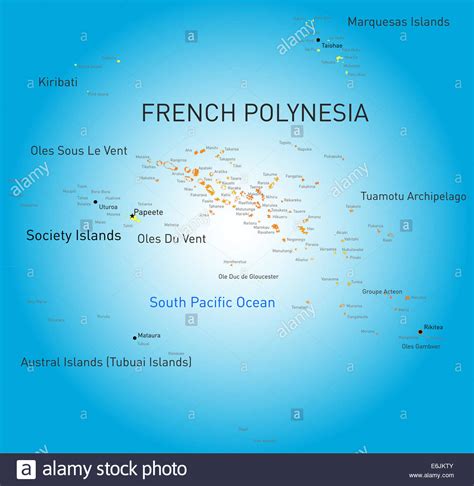 Tahiti Map Hi Res Stock Photography And Images Alamy
