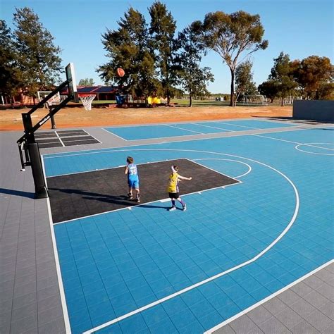 Custom Size Modular Basketball Court Tiles Net World Sports