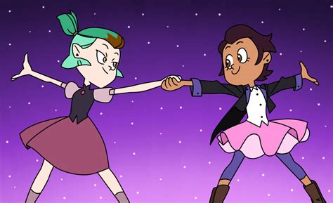 Amity And Luz In The Beautiful Dance Fight By Deaf Machbot On Deviantart