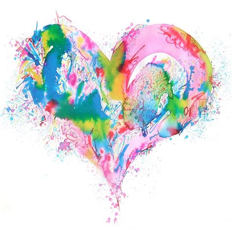Watercolor Hearts In 2023 Watercolor Heart Heart Painting Heart Art