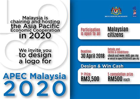 Chia sẻ | facebook twitter email copy link copy link bài viết thành công. APEC Malaysia 2020 Logo Competition