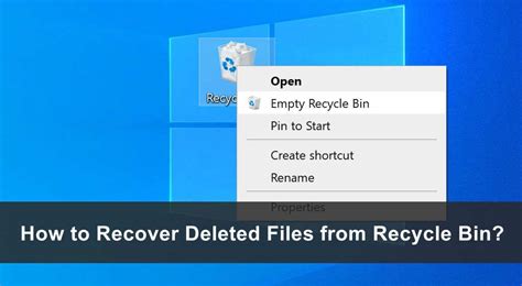 How To Recover Deleted Files From Recycle Bin Recoverxdata