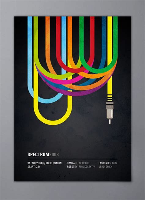 Spectrum Poster Design On Behance Graphic Design Posters Graphic
