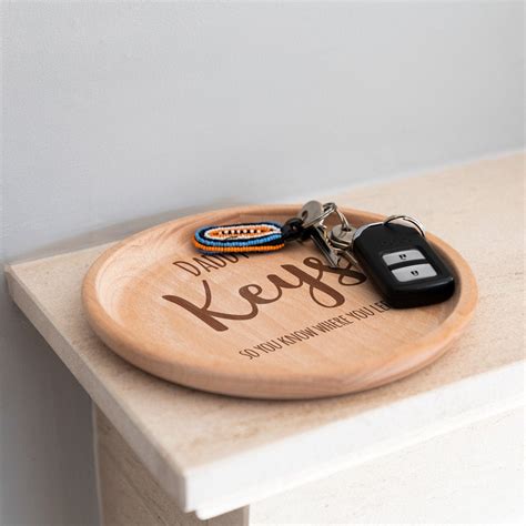 Key Tray Personalised Key Holder Key Bowl Wooden Tray Etsy Uk