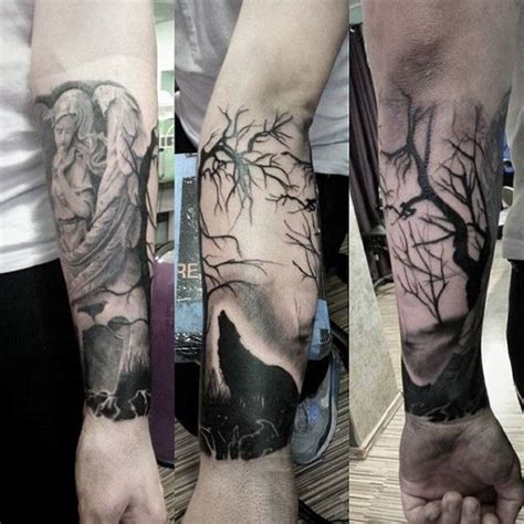 While forearm sleeves are in a different category than say hand or neck tattoos, their still quite hard to miss. Top 59 Forearm Tree Tattoo Ideas - [2020 Inspiration Guide ...