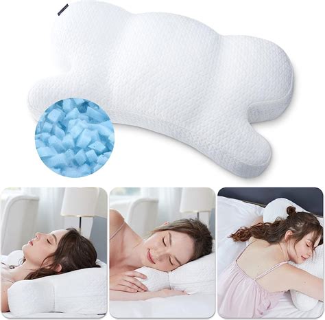 hoolaxify anti wrinkle pillow beauty pillow pillow for stomach sleeper anti aging pillow