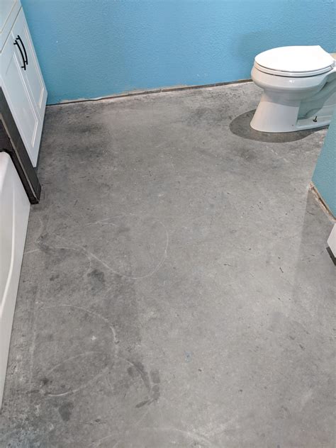 Diy Guide To Staining Concrete Floors In Your Bathroom