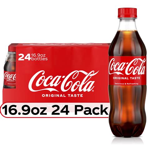 Coca Cola Soda Soft Drink 169 Fl Oz 24 Pack