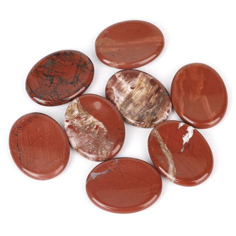 Red Jasper Worry Stone（cph163） Wholesale Bulk Crystals Crystal Ts