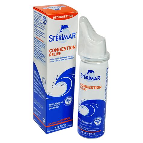 Buy Sterimar Congestion Relief Nasal Spray 50ml Cold And Flu