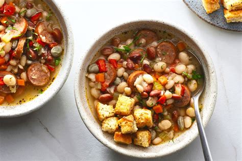 Quick And Easy Bean Soup With Sausage Recipe
