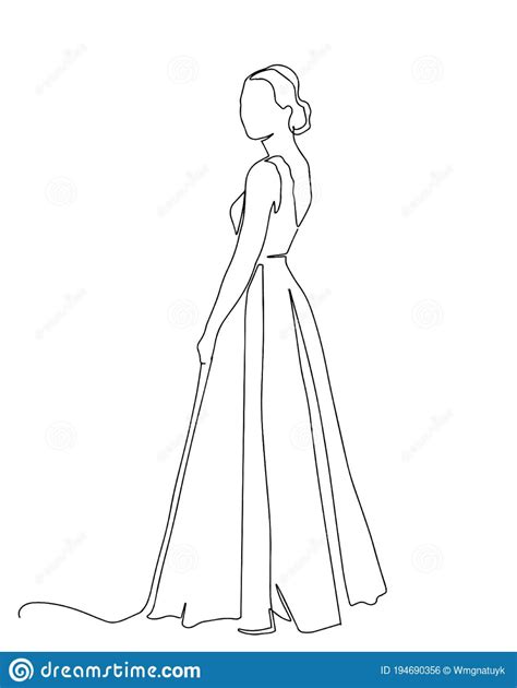 Dress Drawing Drawing Clothes Art Dress Drawing Poses Line Art