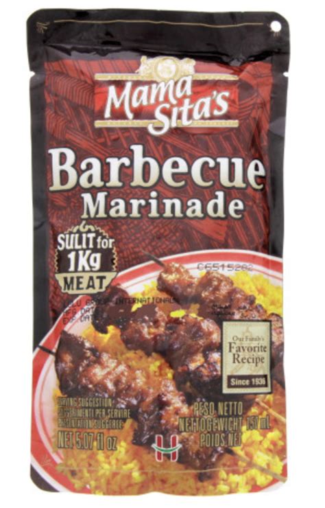 Mama Sitas Barbecue Marinade 150ml Davao Groceries Online