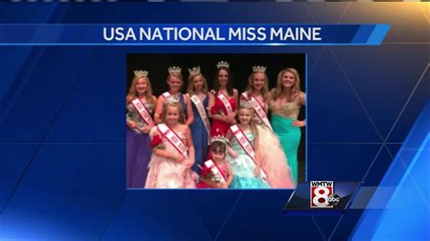 Young Women Crowned Usa National Miss Maine