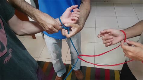 Dinâmica Do No No Barbante Com Uma Mão